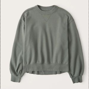 Abercrombie Puff-Sleeve Sweatshirt